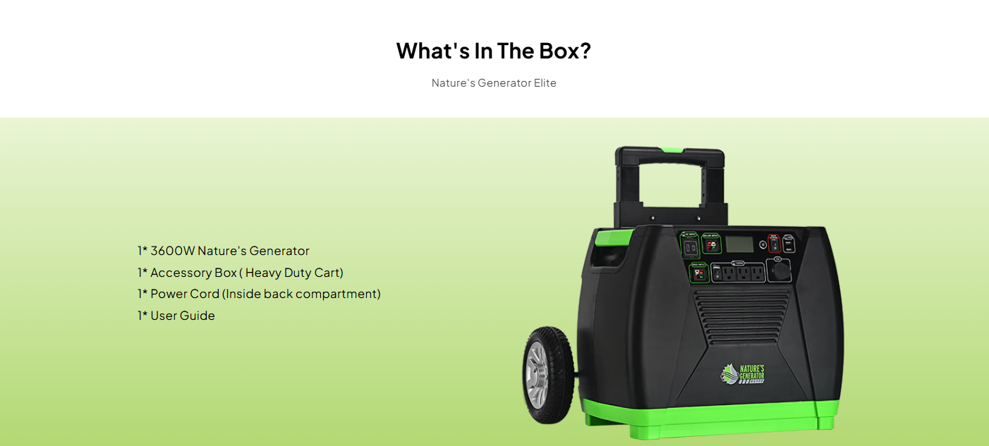 Nature's Generator Elite
