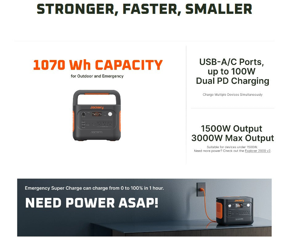 Jackery Explorer 1000 Portable Power Station