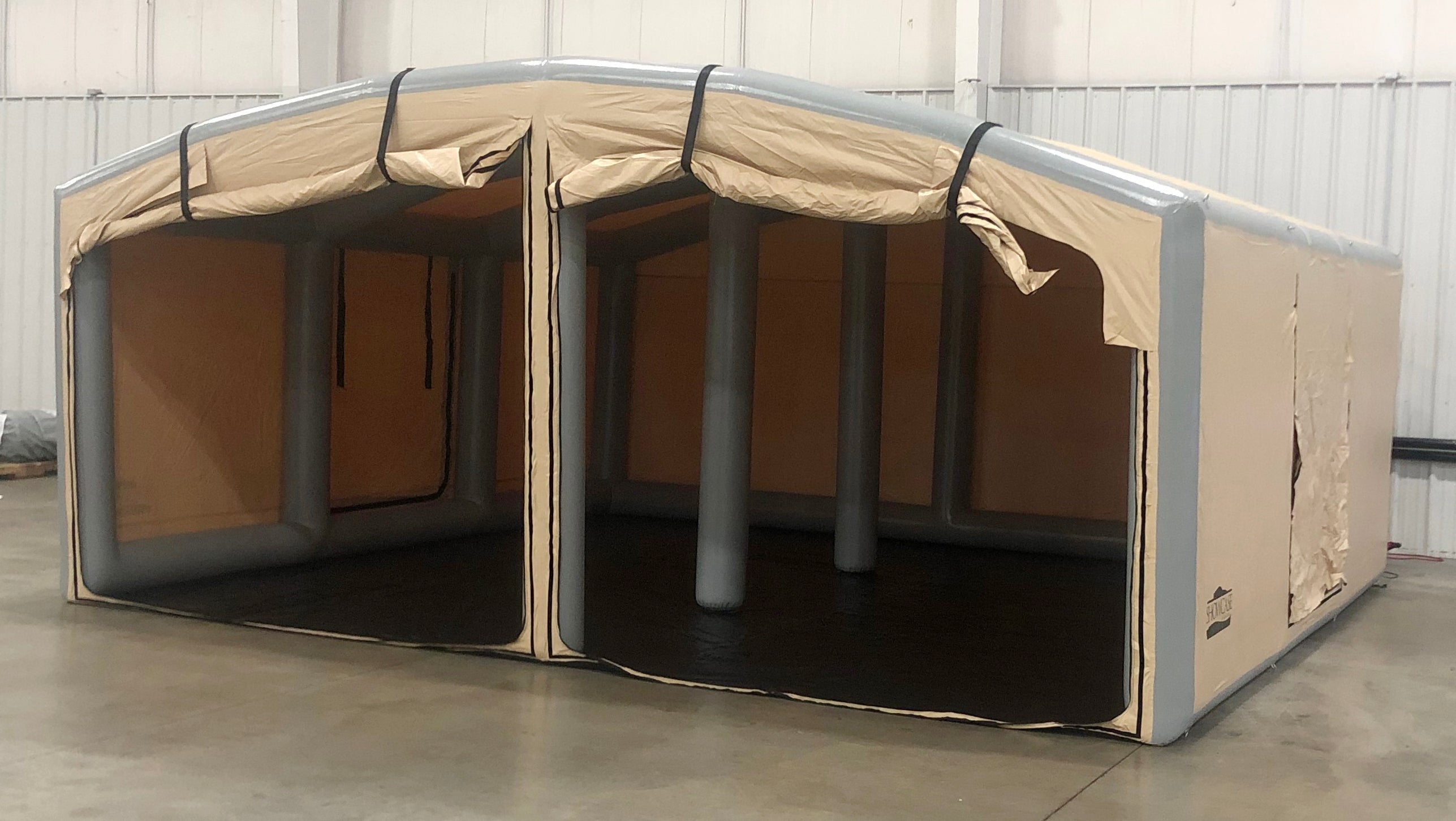 20' Arch Roof 10' High DOUBLE Outdoor Showcase (20x22x7' with 10' Arch) BACKORDER ETA 10-31