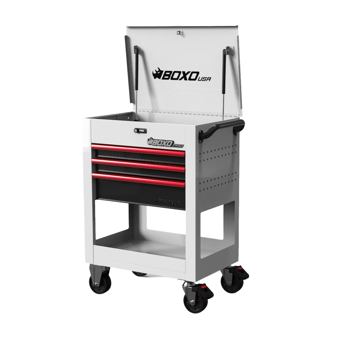 Pro Series | 28" 3-Drawer Flip top Service Cart Tool Box