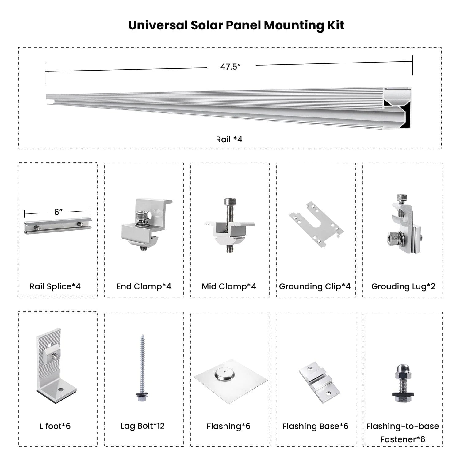 Nature's Generator Universal Solar Panel Mount