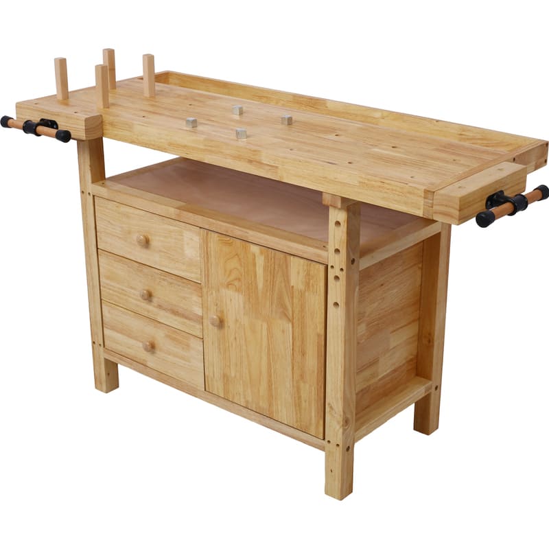 Wooden Workbench for Garage Workshop