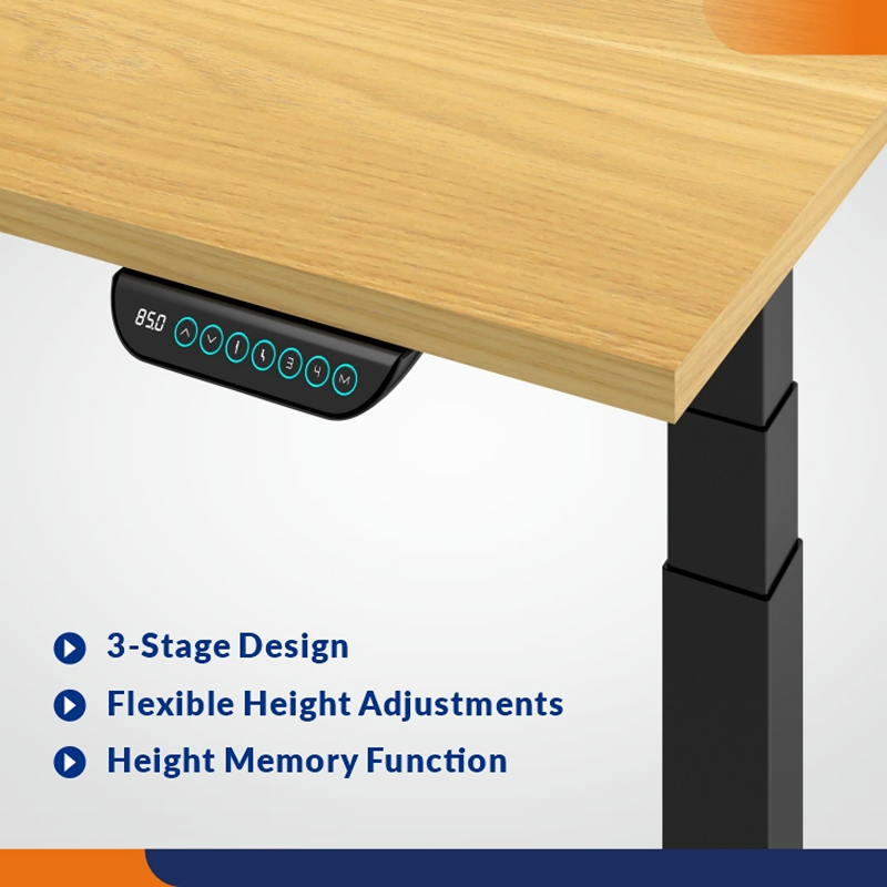 WB5TB L-shaped Electric Height Adjustable Workbench