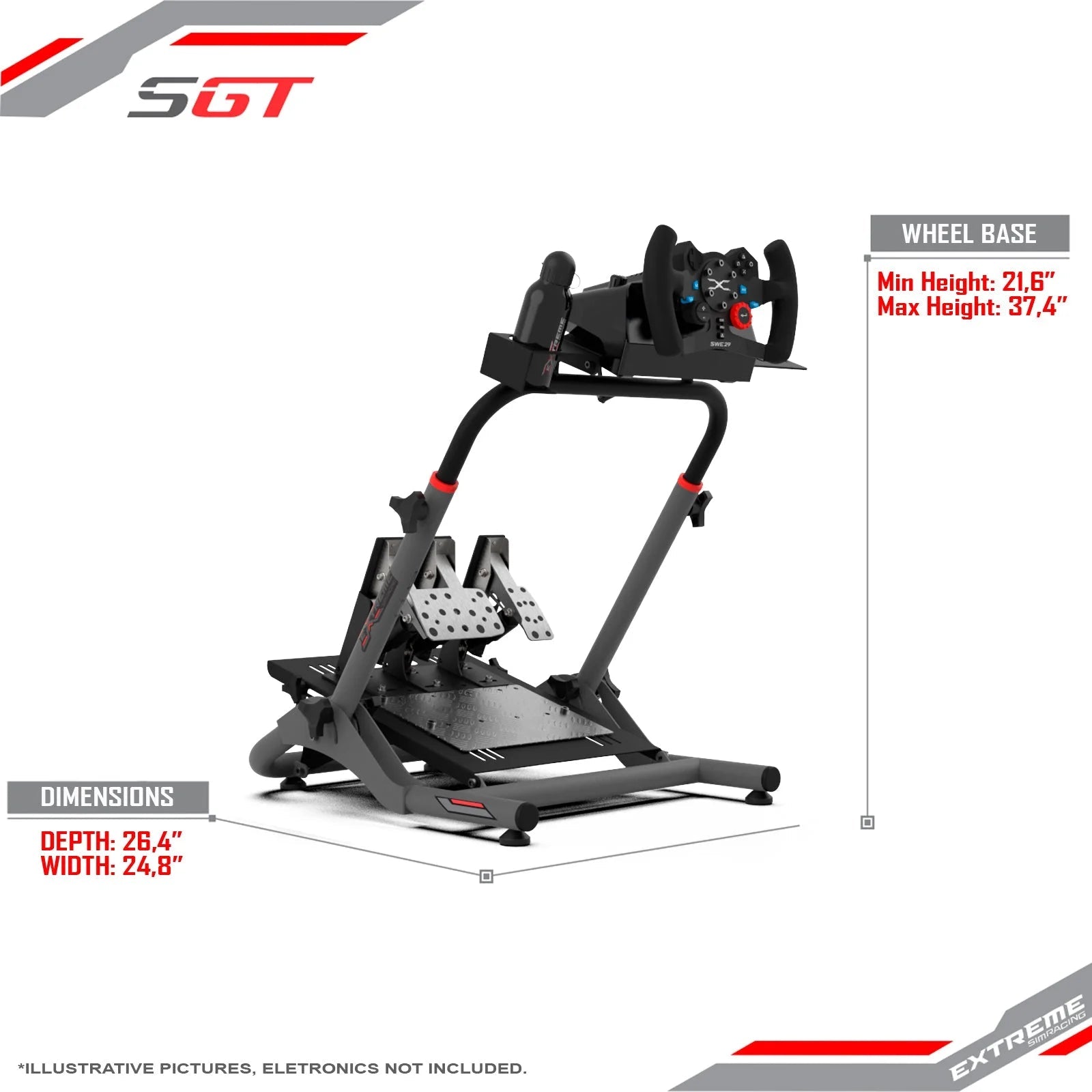 WHEEL STAND SGT (WHEEL LOCKS INCLUDED)