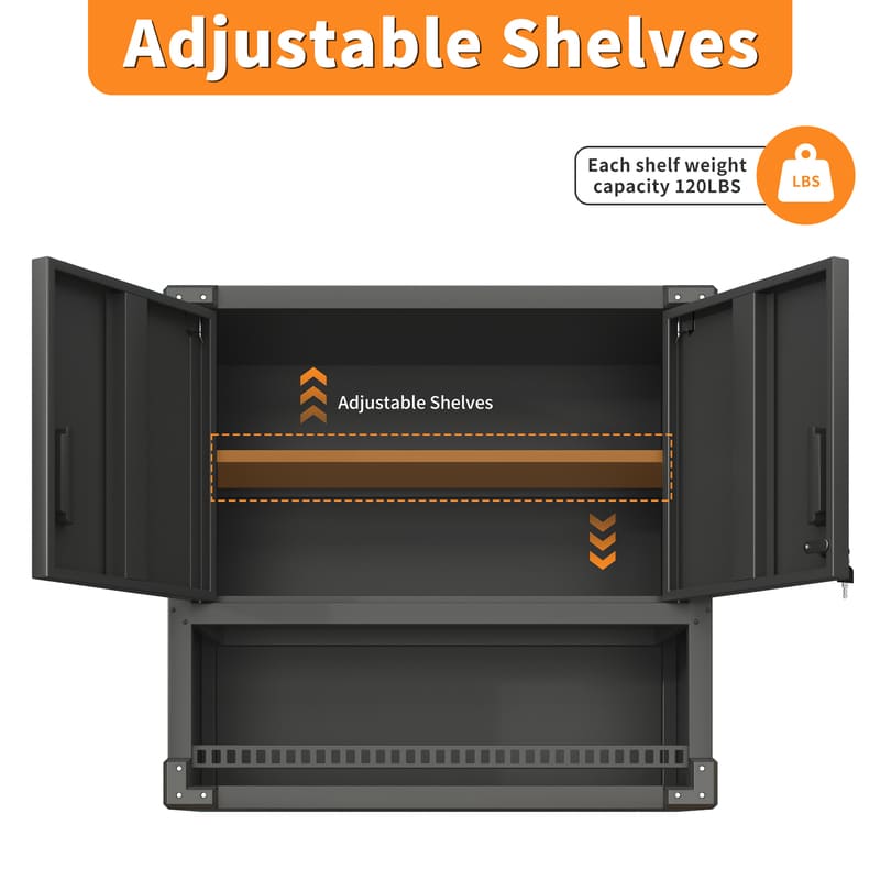 WSC4 Pro Metal Wall-Mounted Tool Storage Cabinet