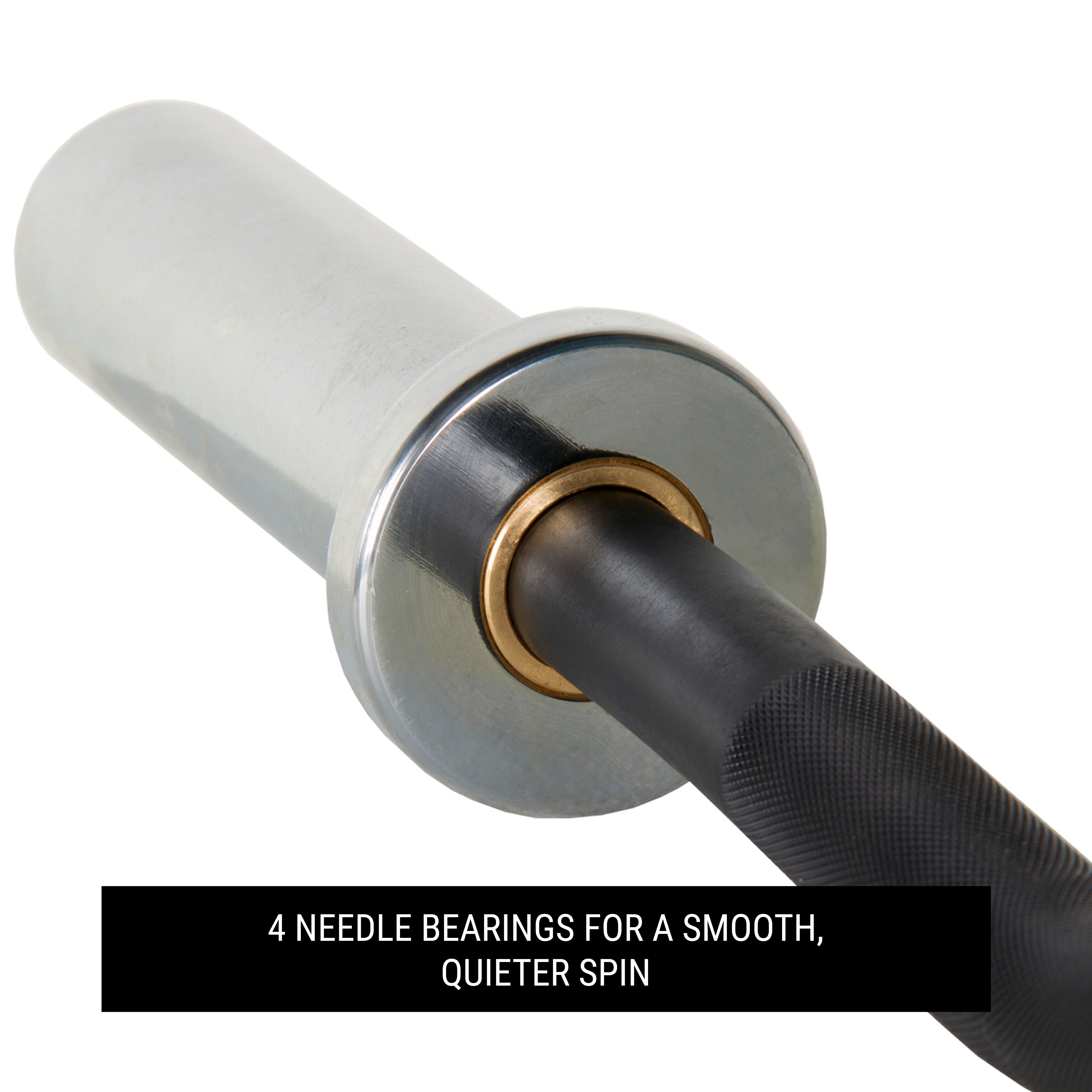 Chisel Olympic EZ Curl Barbell, 47 inches