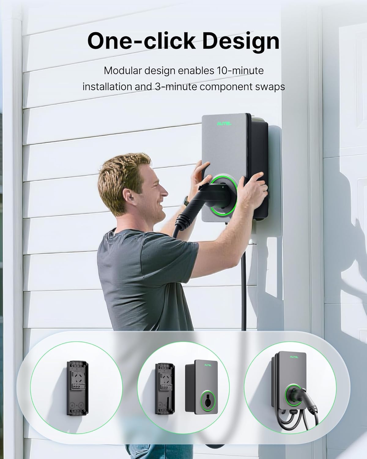 AC Single Charger 50A EV Charger - Garage Rebel