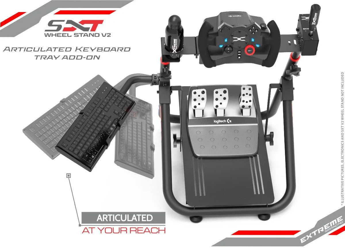 ARTICULATED KEYBOARD TRAY - FITS SXT V2 MODEL - Garage Rebel