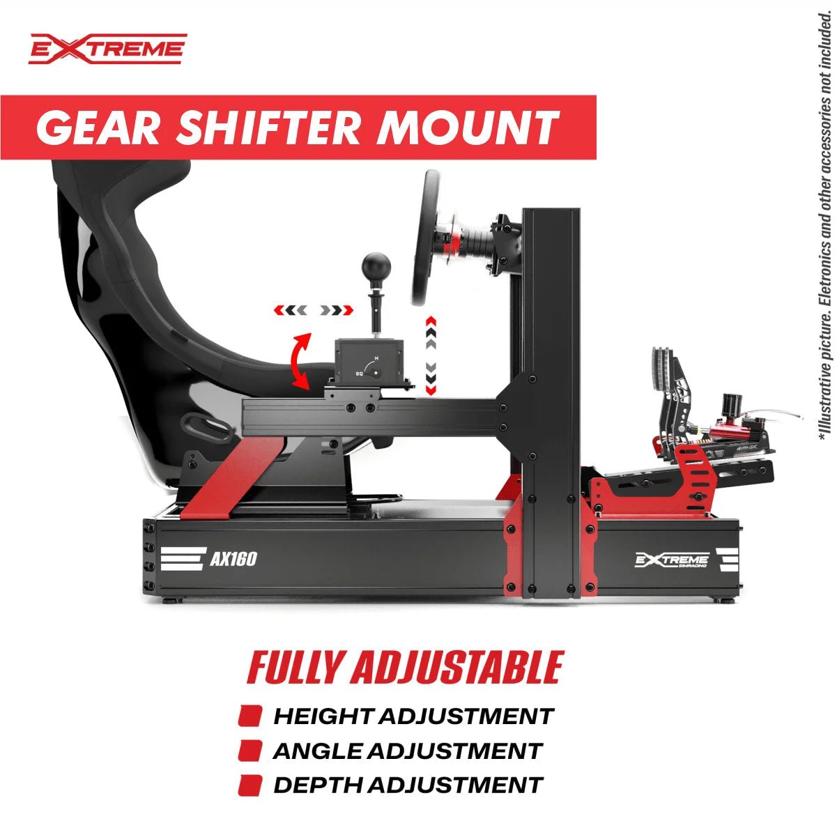 AX160 ALUMINUM PROFILE SIMULATOR SIM RACING - Garage Rebel