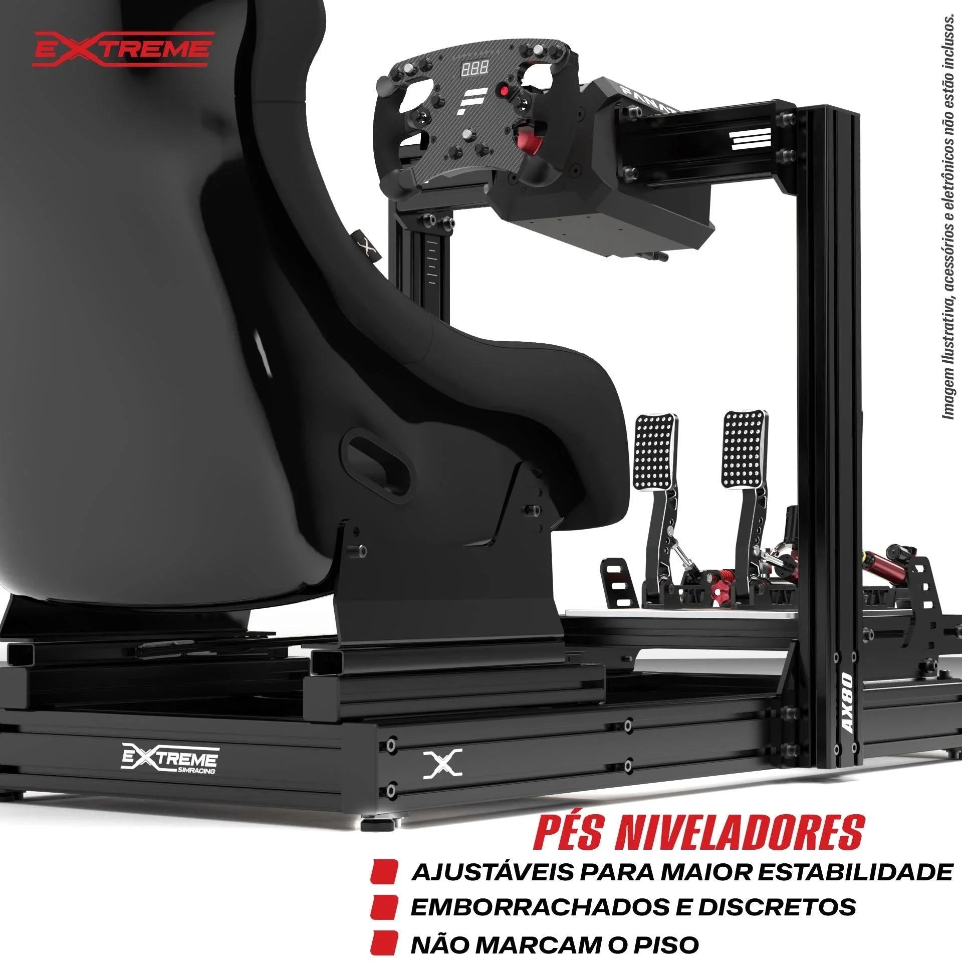 AX80 ALUMINUM PROFILE SIM RACING RIG 2025 - Garage Rebel