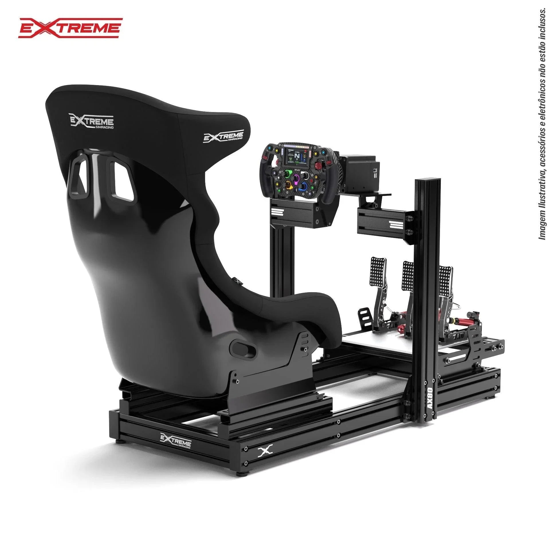 AX80 ALUMINUM PROFILE SIM RACING RIG 2025 - Garage Rebel