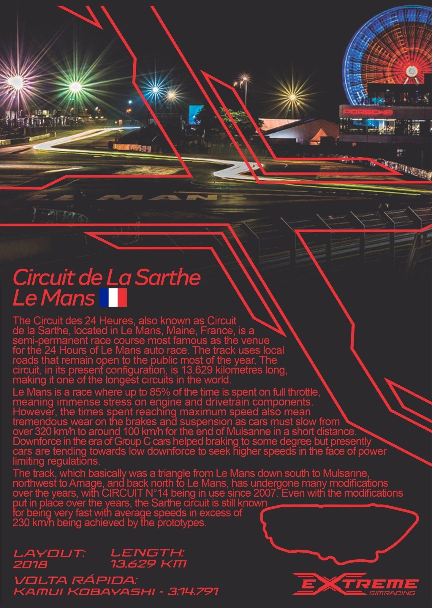 ESR DECORATIVE TRACK - LE MANS / FRANCE - Garage Rebel