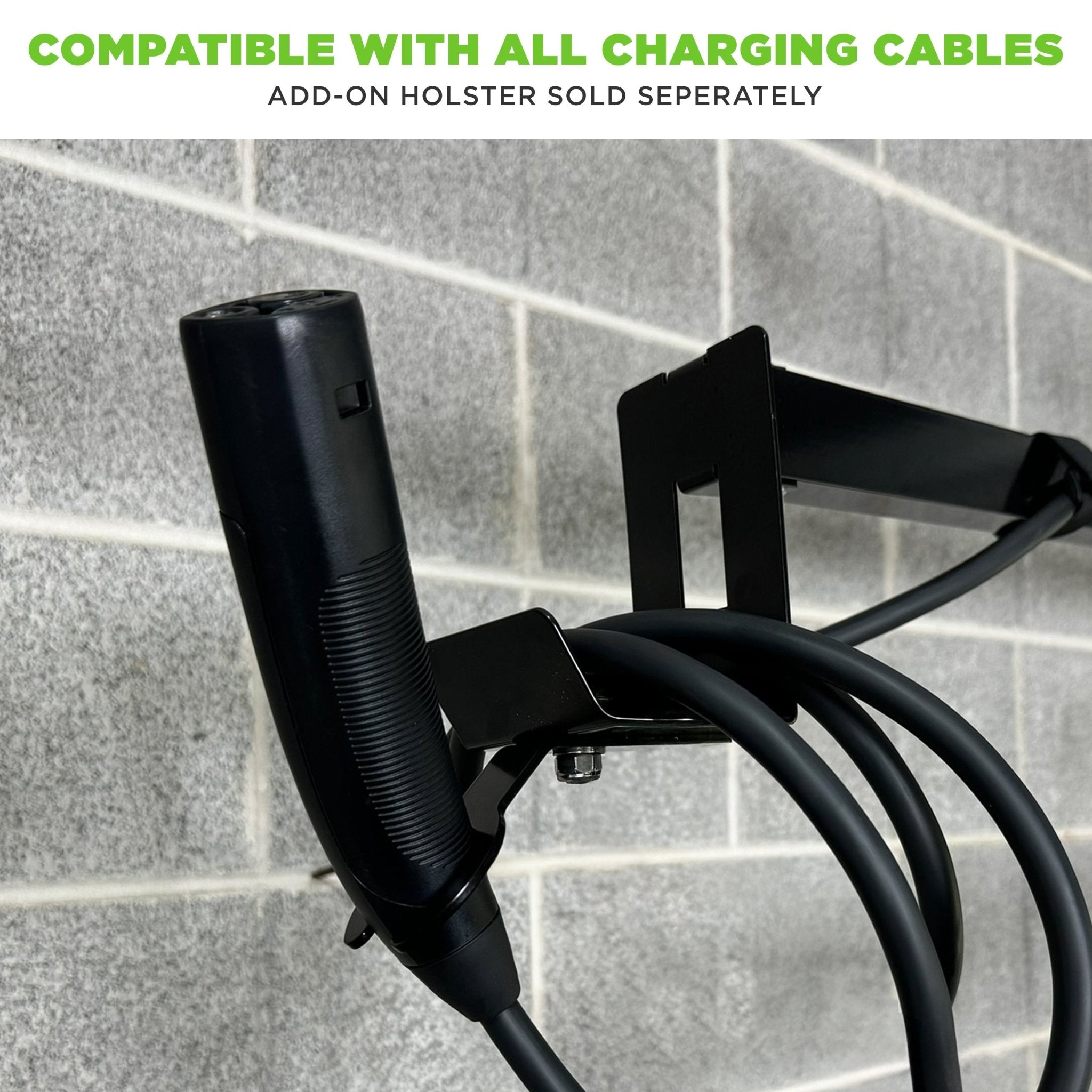 EV Hover v4 - Electric Vehicle Cable Management System (Up to 9 1/4 ft with the extender)