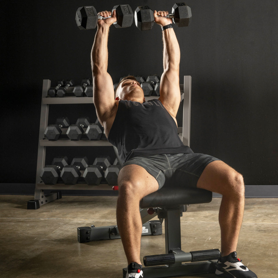 Ox Series Adjustable Flat, Incline, Decline (FID) Weight Bench
