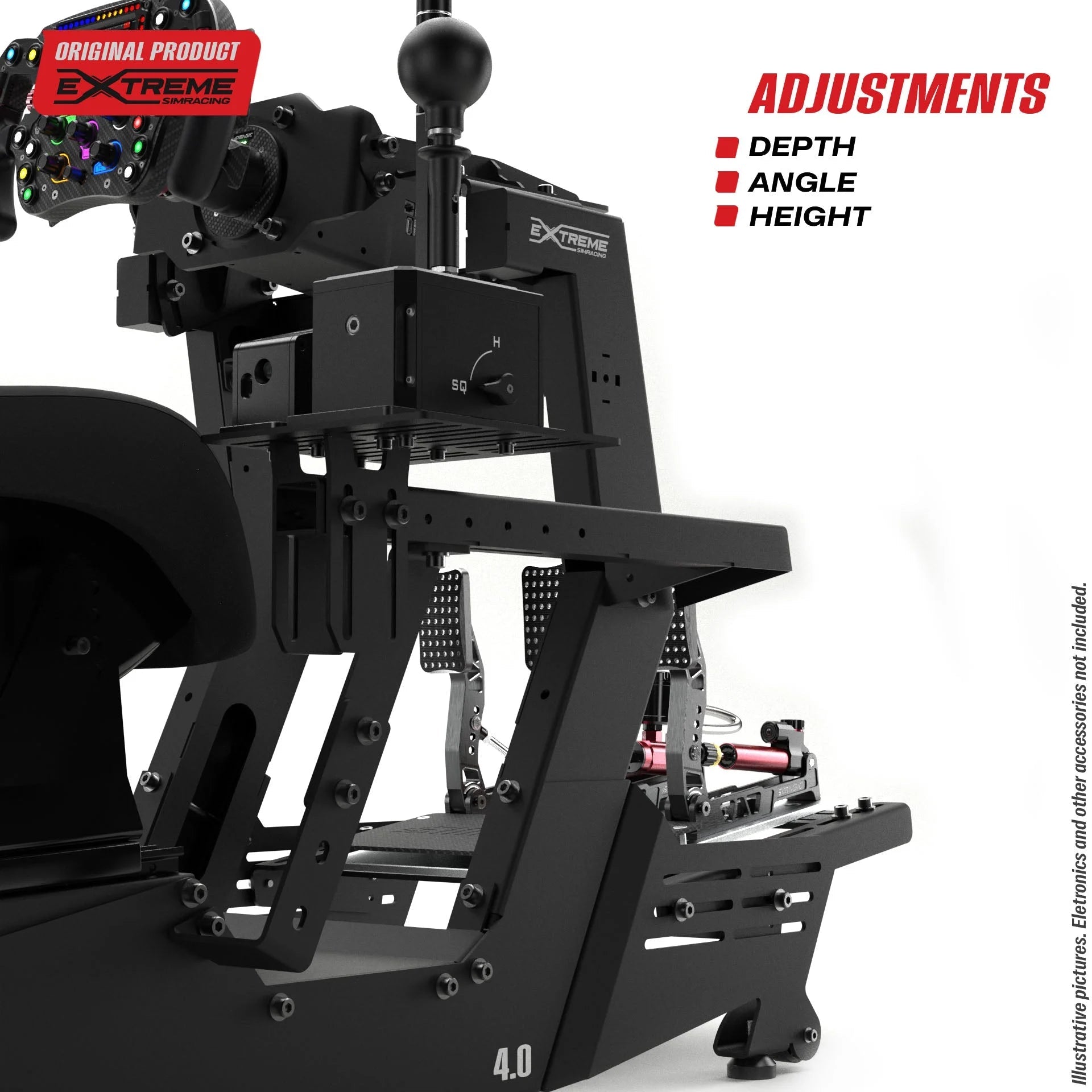 GEAR SHIFTER / HANDBRAKE MOUNT FOR CHASSIS 4.0 - Garage Rebel