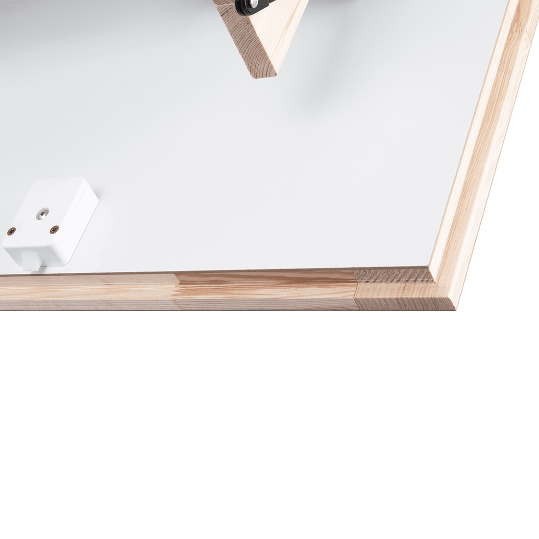 GLOB Wood Insulated Folding Attic Ladder 8 ft - 9.18 ft (Rough Opening: 22.25" x 43.75") with 352 - lb Load Capacity - Garage Rebel