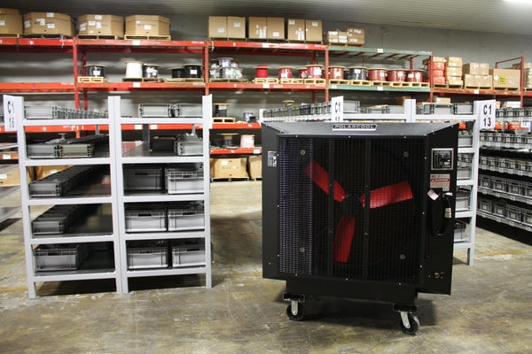 Evaporative Fan: 36" Direct Drive Variable Speed Powder Coated (Cools 3,000 Sq.Ft.)