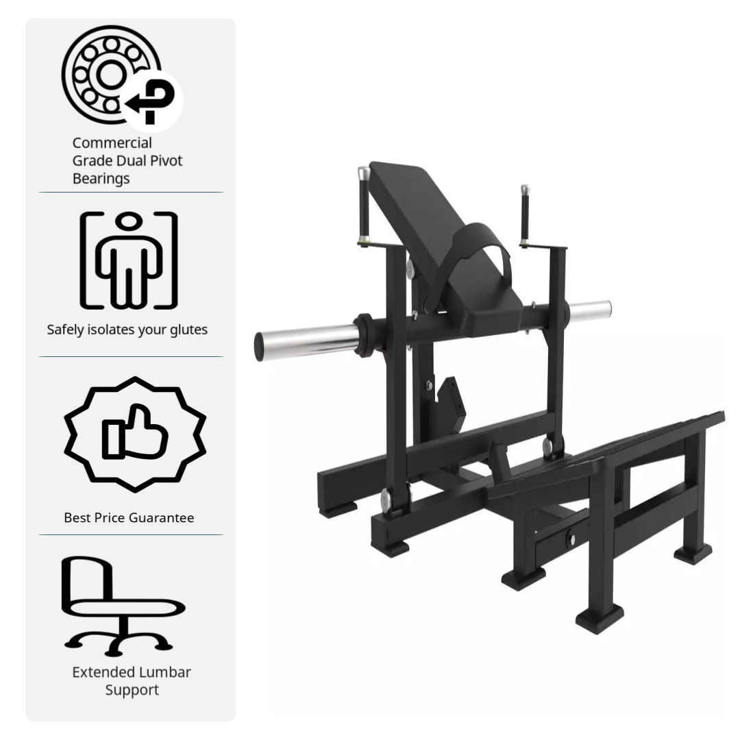 Plate Loaded Hip Thrust Glute Drive Machine (New)