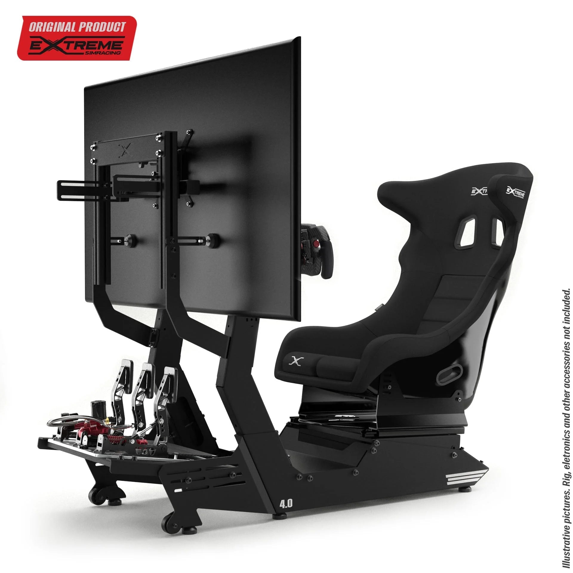 INTEGRATED TV STAND FOR CHASSIS 4.0 - Garage Rebel