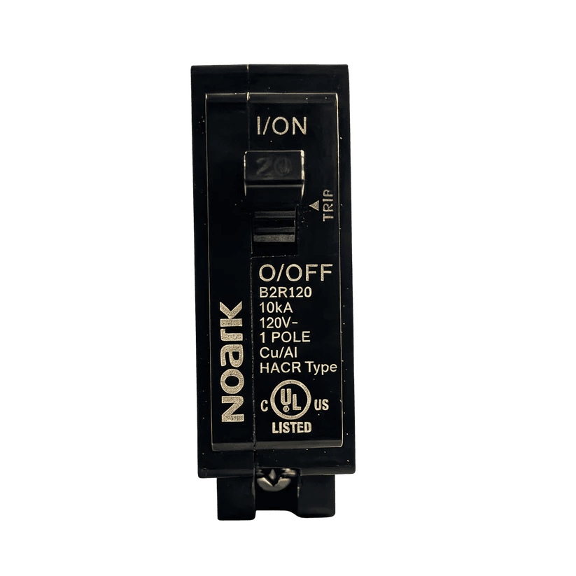 Miniature Circuit Breaker – 1-Pole 20A 120V - Garage Rebel