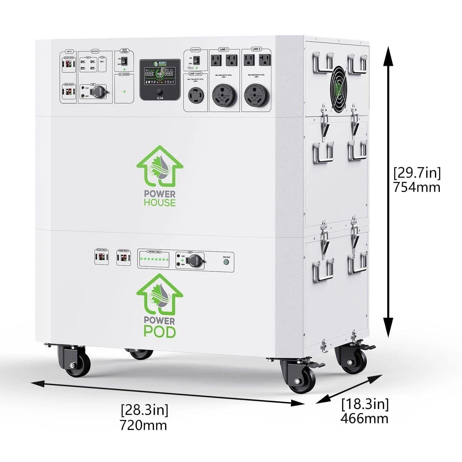 Nature’s Generator Powerhouse Solar and Wind Generator