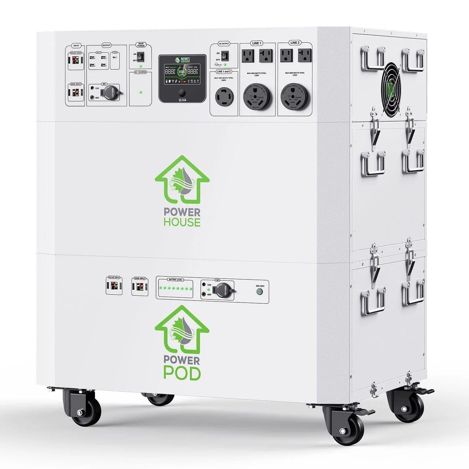 Nature’s Generator Powerhouse with Solar Panel