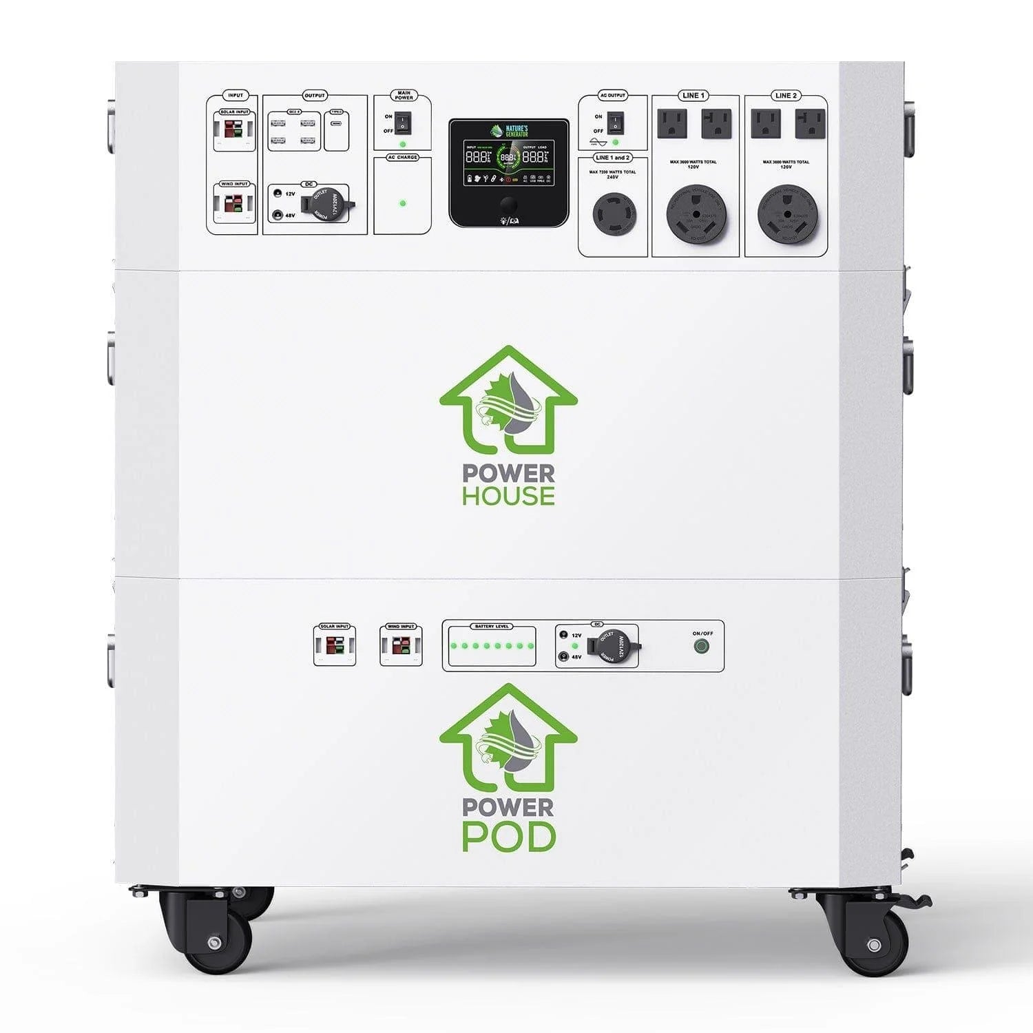 Nature’s Generator Powerhouse Solar and Wind Generator