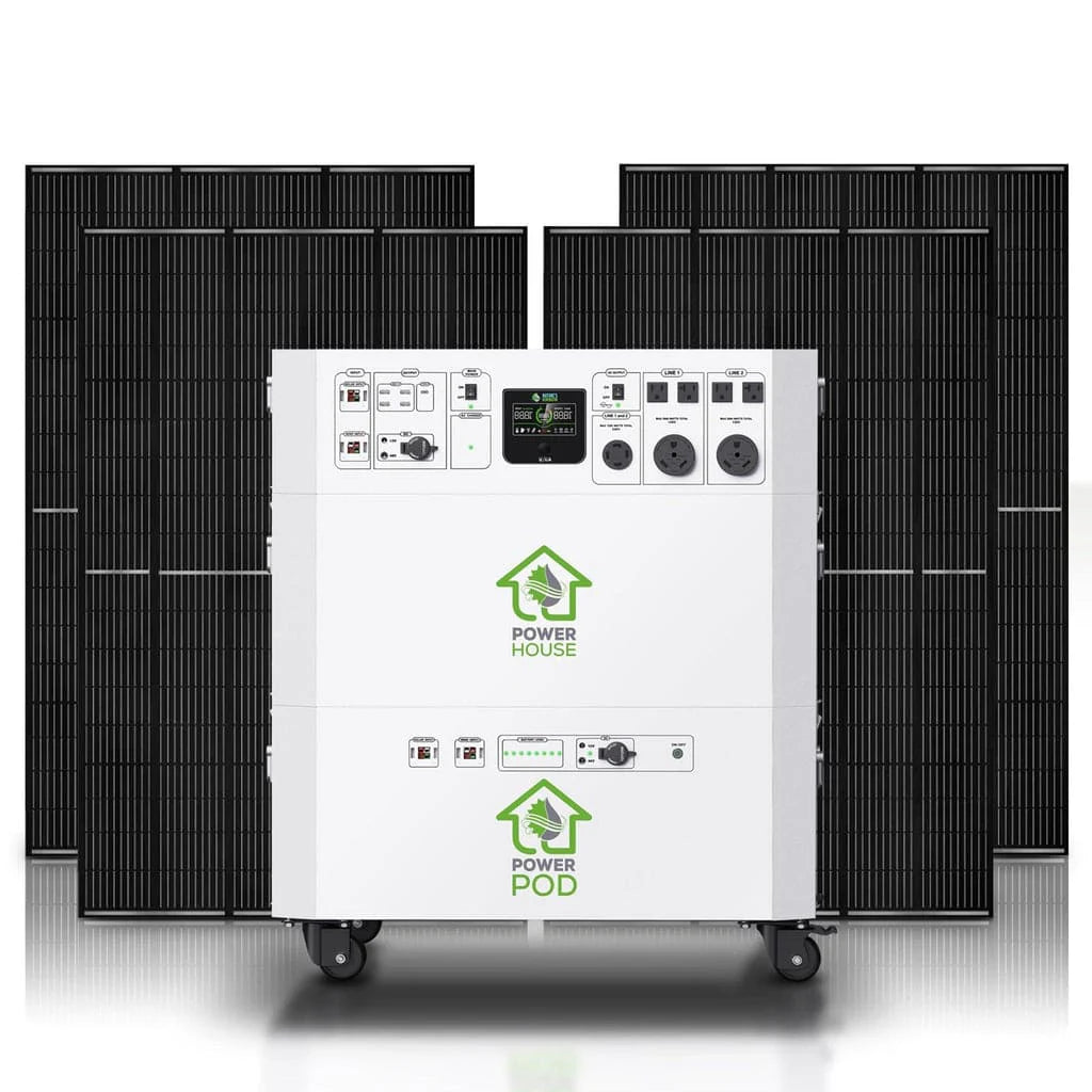 Nature’s Generator Powerhouse with Solar Panel