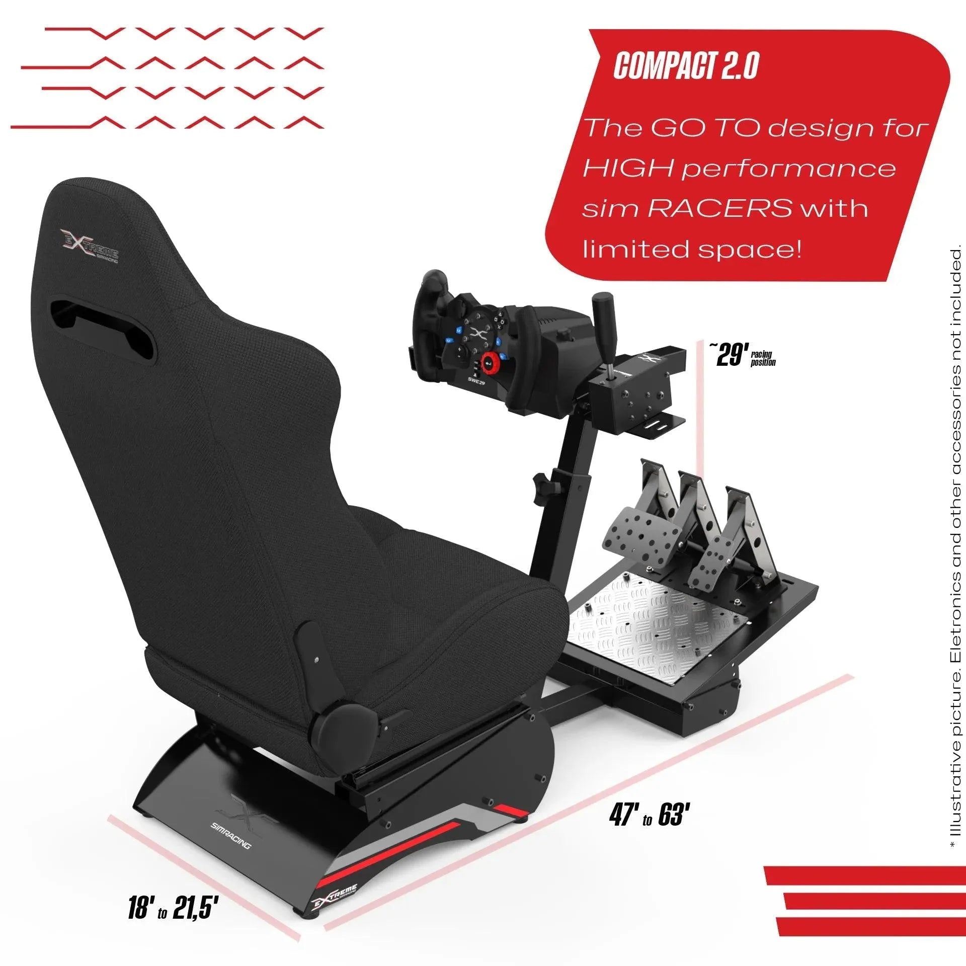 SIM RACING COCKPIT COMPACT 2.0 - Garage Rebel
