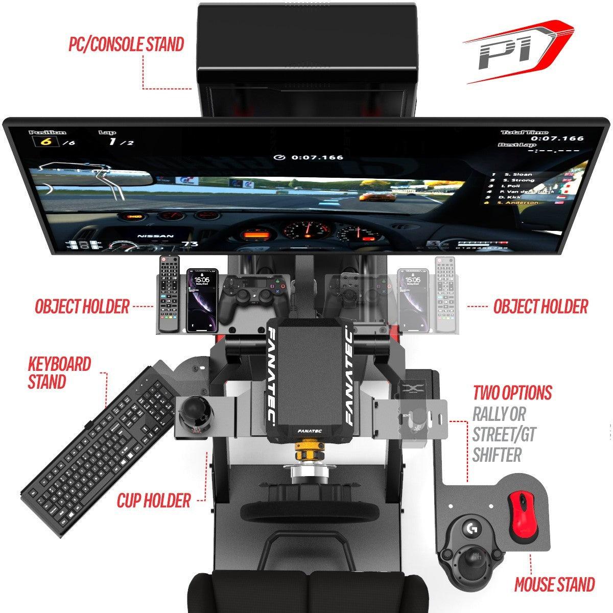 SIM RACING COCKPIT P1 3.0 FULL ACCESSORIES - Garage Rebel