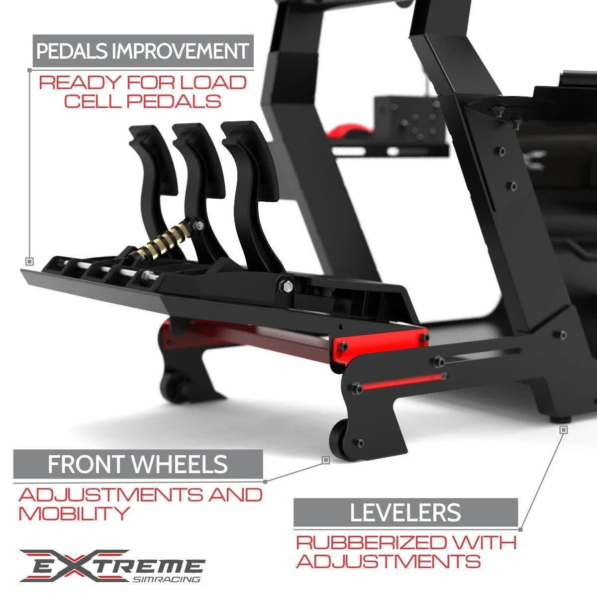 SIM RACING COCKPIT P1 3.0 FULL ACCESSORIES - Garage Rebel