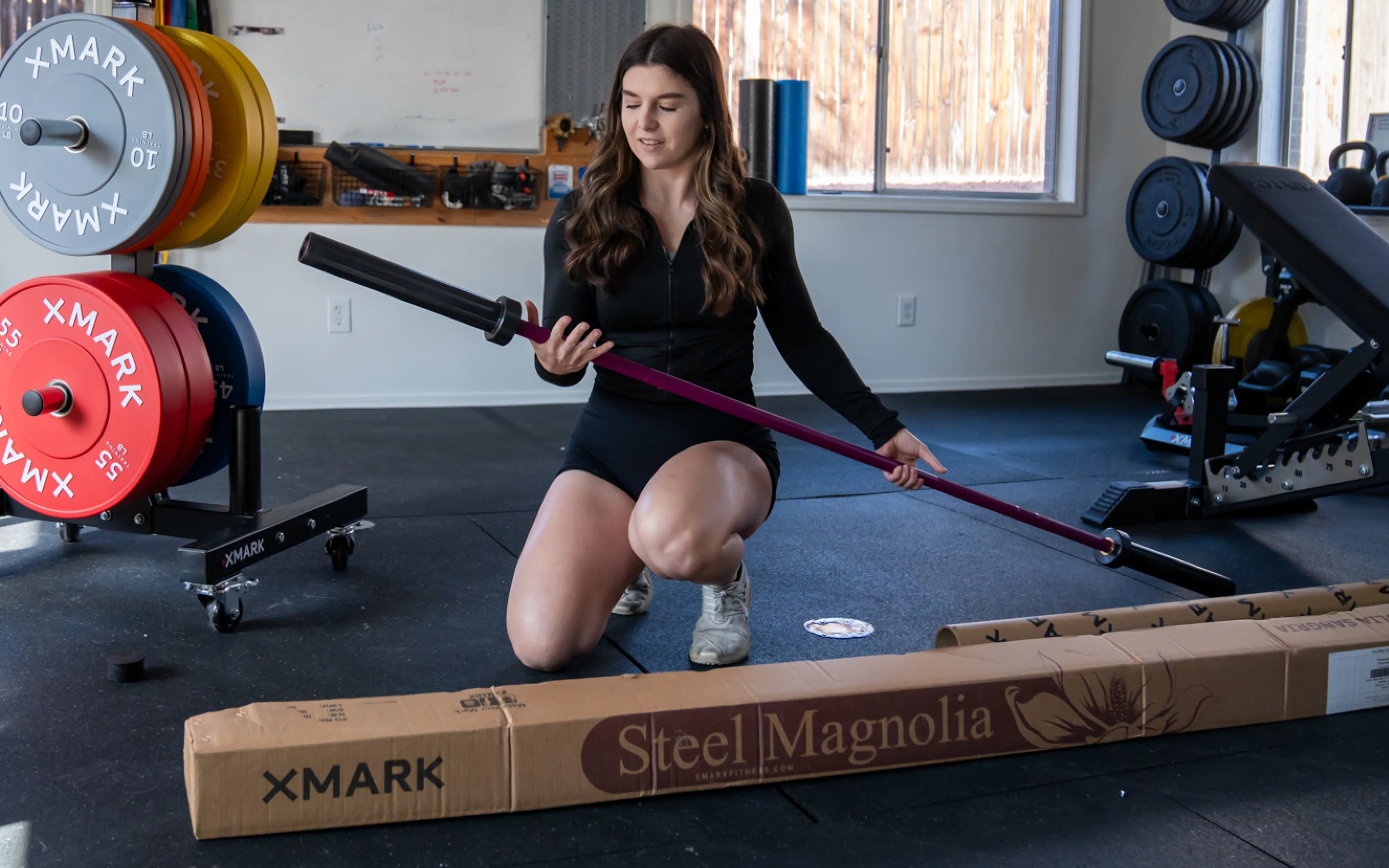 Steel Magnolia, IWF Women’s Training Bar 190,000 PSI, 15kg US Cerakote