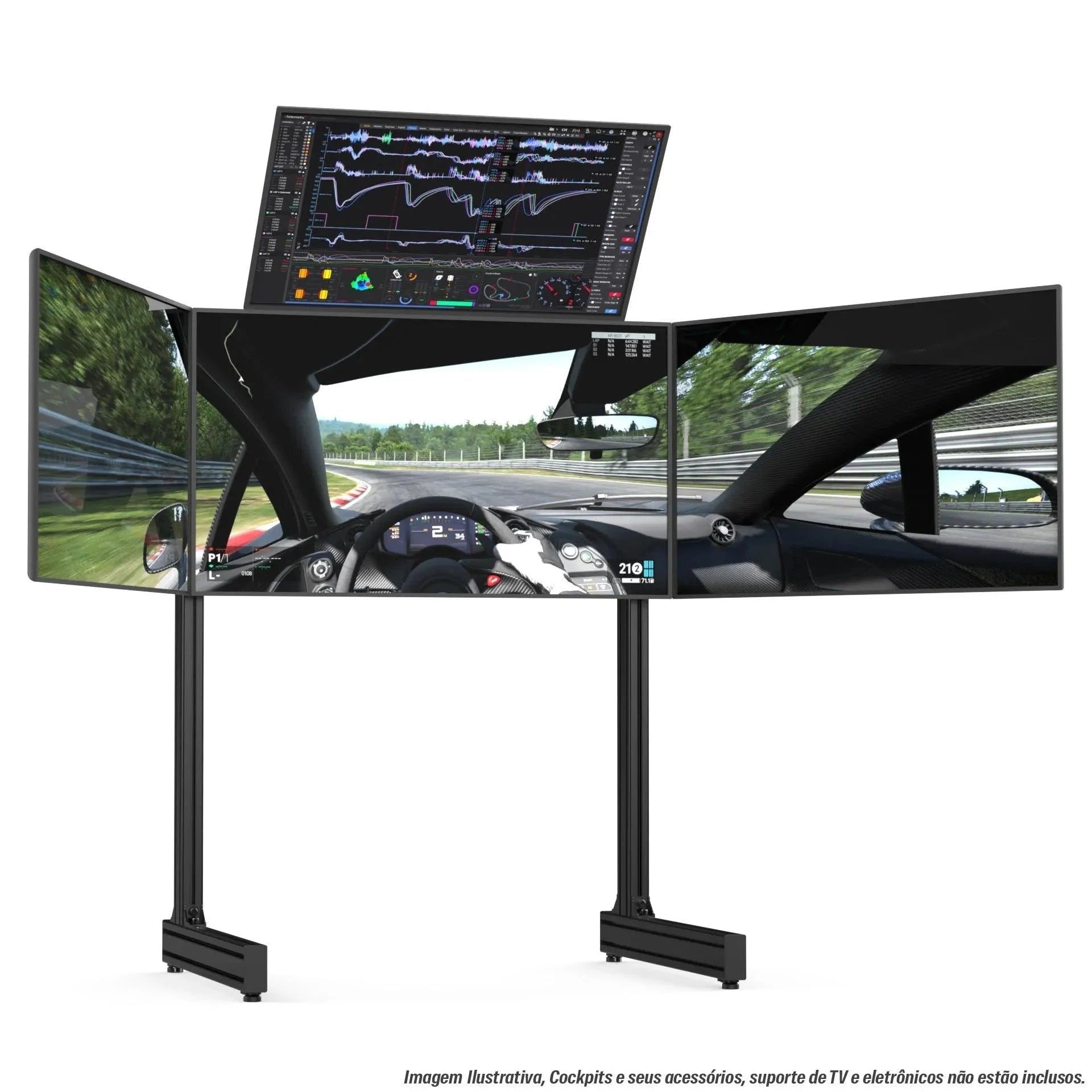 TOP SCREEN ADD-ON FOR ALUMINUM PROFILE TV STAND - Garage Rebel