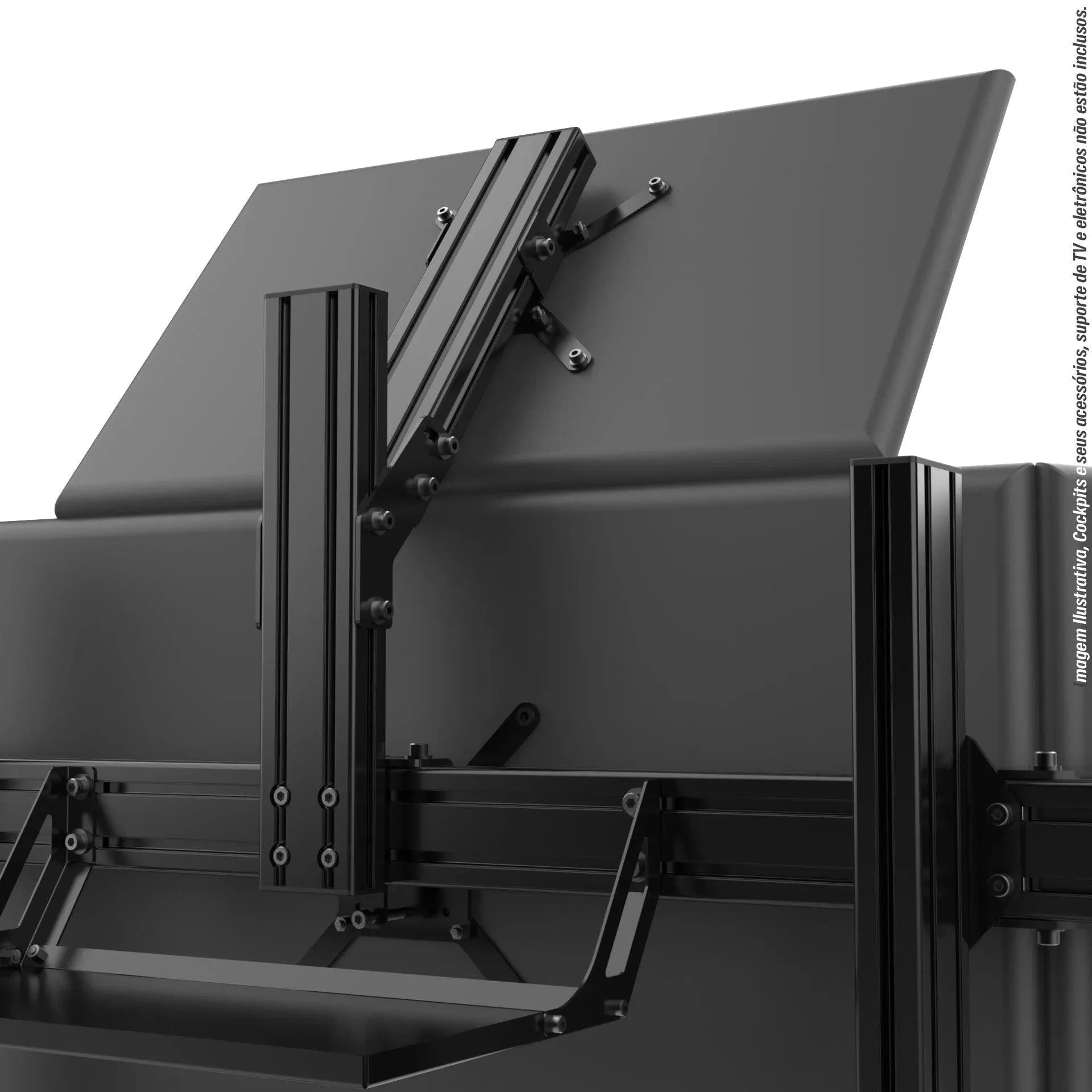 TOP SCREEN ADD-ON FOR ALUMINUM PROFILE TV STAND - Garage Rebel