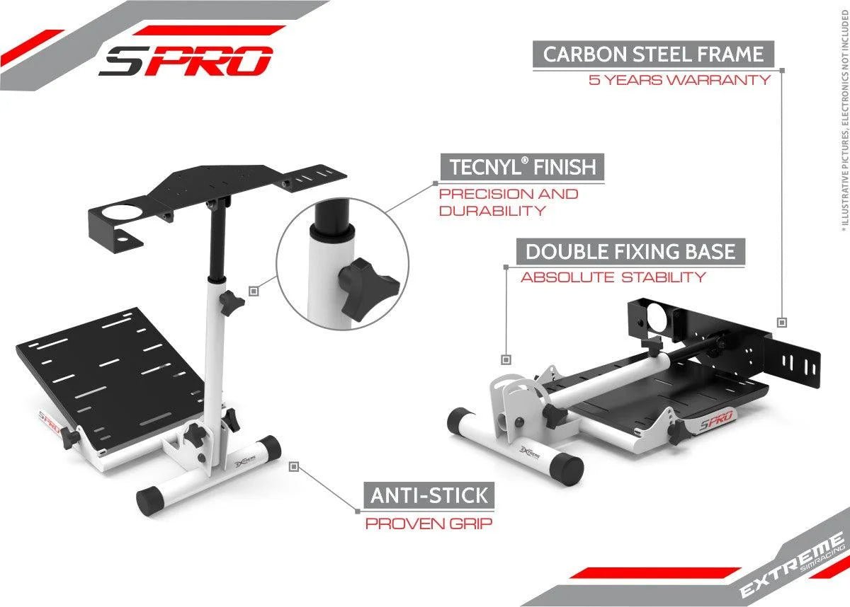 WHEEL STAND WHITE EDITION SPRO - Garage Rebel