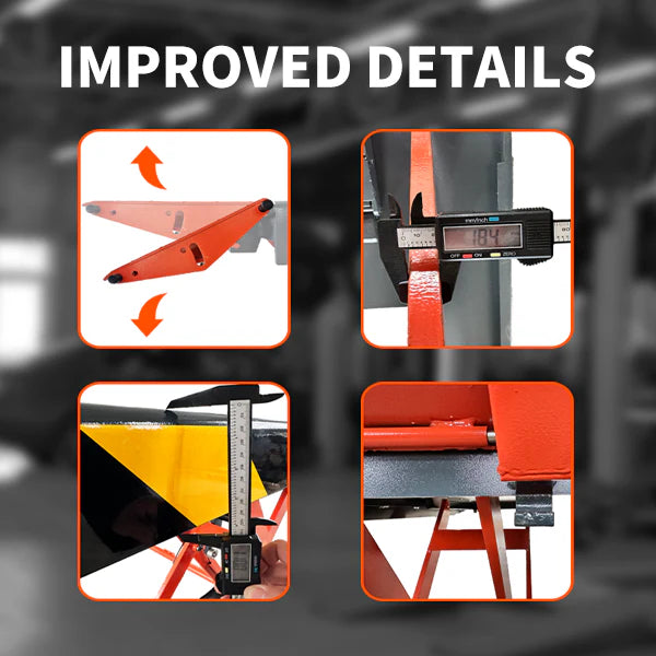 KT-X90E - 8000 lbs Mid Rise Scissor Lift Electric 110v 47'' Release Auto Lift Car Lift
