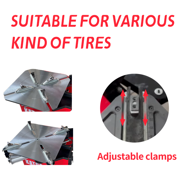KT-T850 Tilt-Back Tire Changer 14"-28" Rims