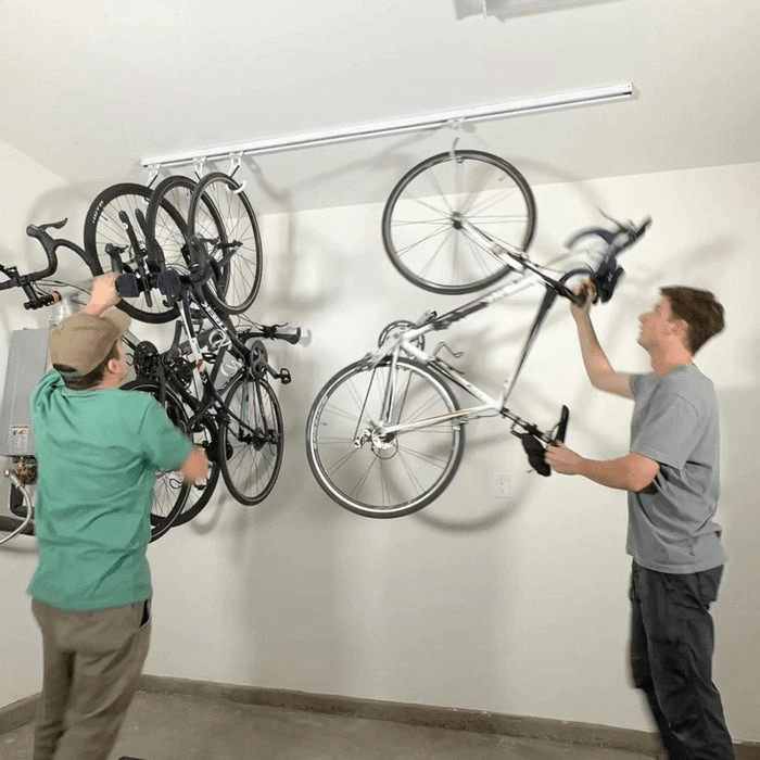 Bike Lift & Racks - Garage Rebel