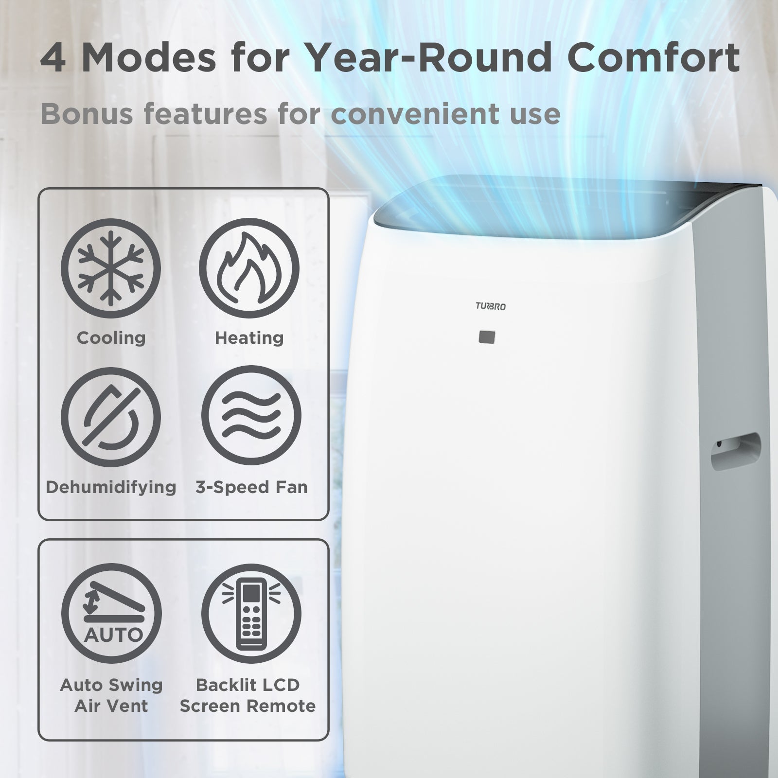 Greenland 14,000 BTU Portable Air Conditioner & Heater