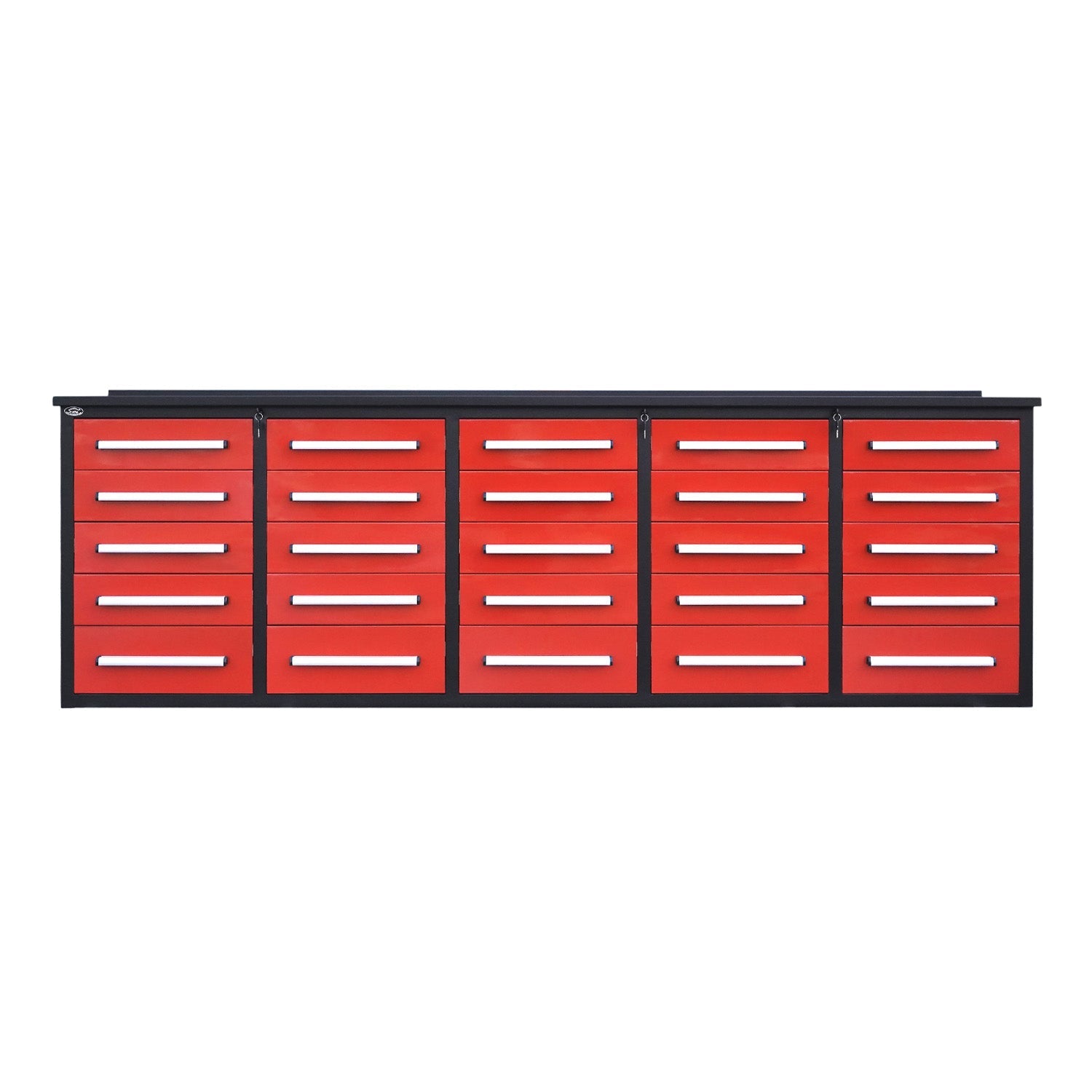 10 ft Heavy Duty Workbench with 25 Drawers - Garage Rebel