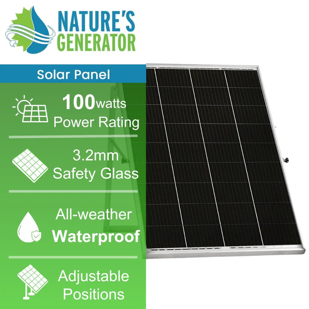100W Rigid Solar Panels - Garage Rebel