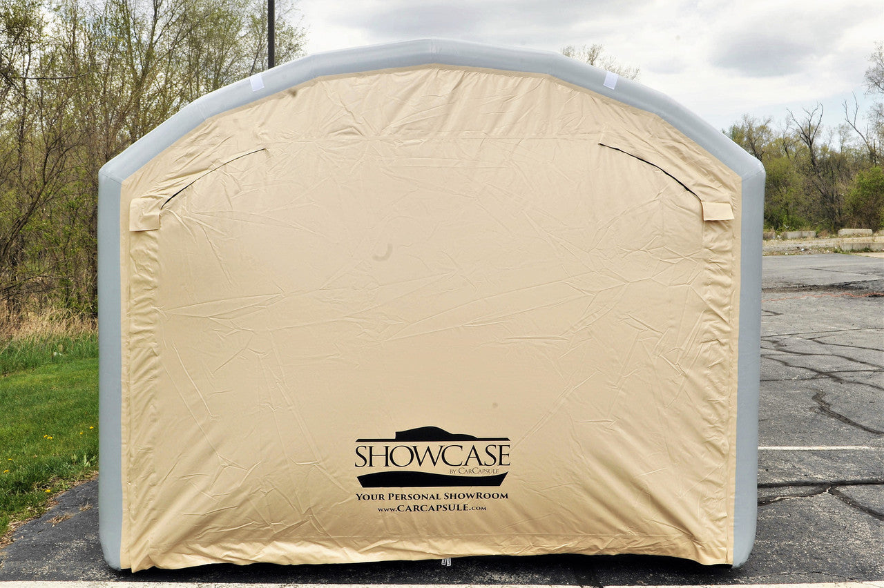 20' Arched Roof 8' High Outdoor Showcase (20x10x6' with 8' Arch) (72" Drive In Height & 96" Drive In Width) BACKORDER ETA 9-20