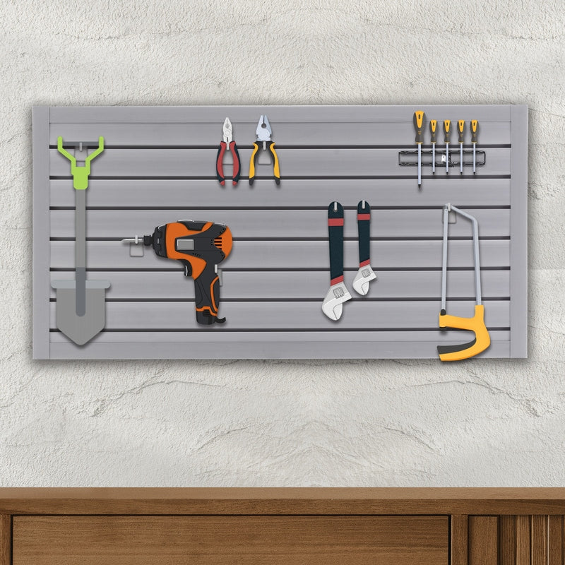 Heavy Duty PVC Wall Panels Pegboard Wall Organizer