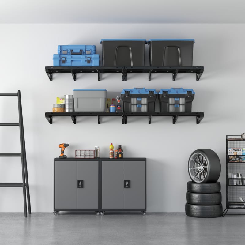 Max Series Heavy Duty Wall Mounted Shelving - Thumbnail 4