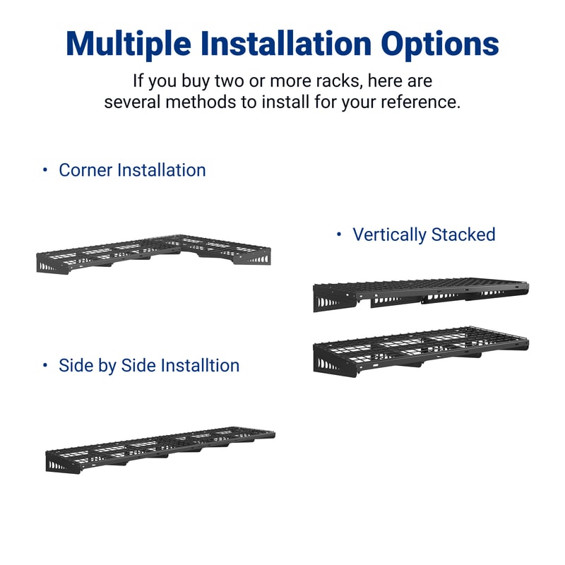 Max Series Heavy Duty Wall Mounted Shelving