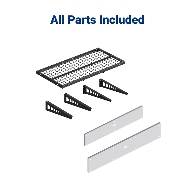 Max Series Heavy Duty Wall Mounted Shelving