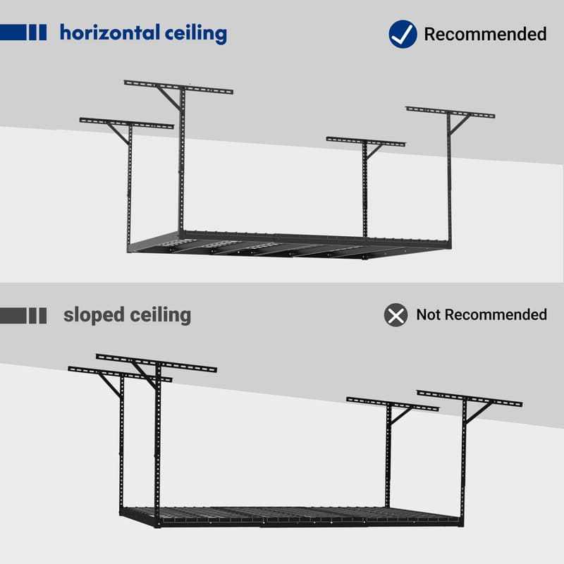 MAX Series Heavy Duty Overhead Garage Storage Rack