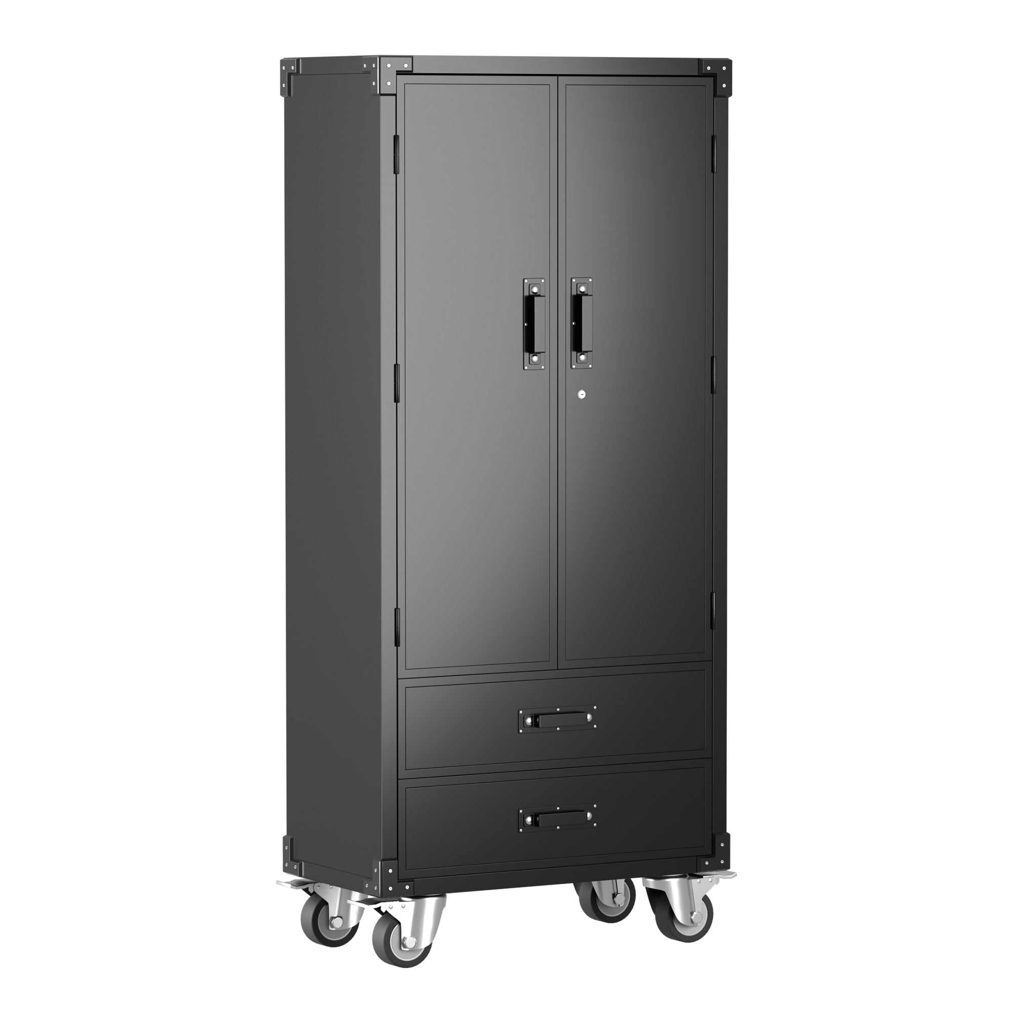 SC2D-W Premium Garage Storage Cabinet with 2 Doors and 2 Drawers