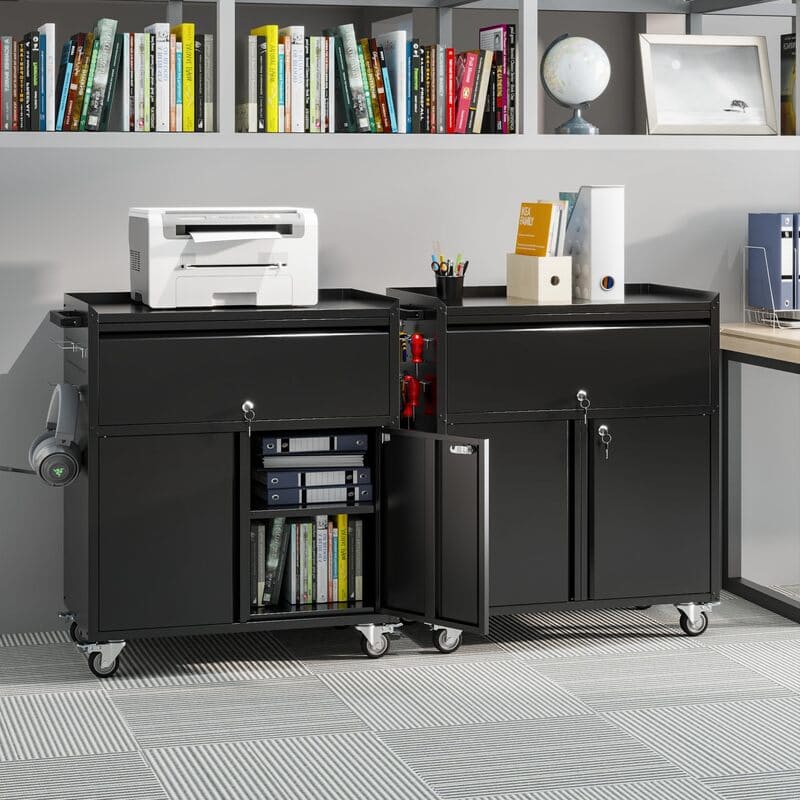 TC2MB  Metal Rolling Cabinet