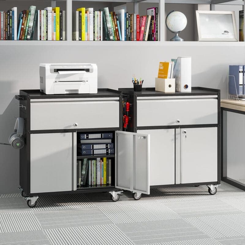 TC2MB  Metal Rolling Cabinet